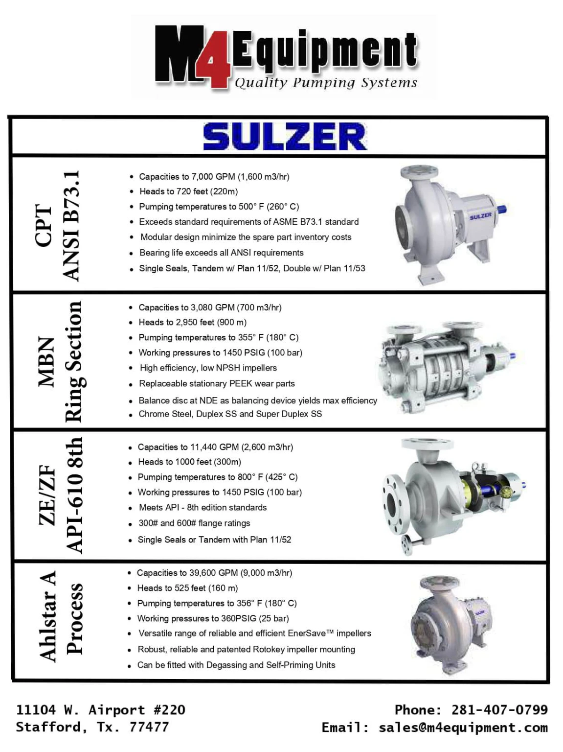 A page of different types of pumps and valves.